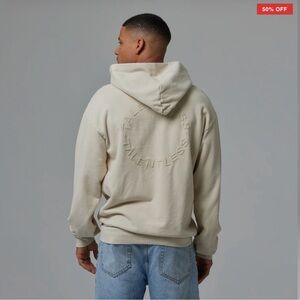 TALENTLESS Cream Hoodie XXL